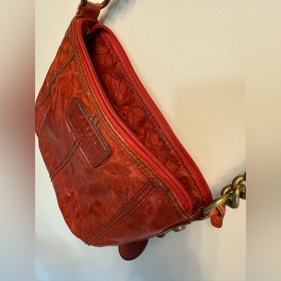 Fossil Red Leather Crossbody Bag - Picture 4 of 13